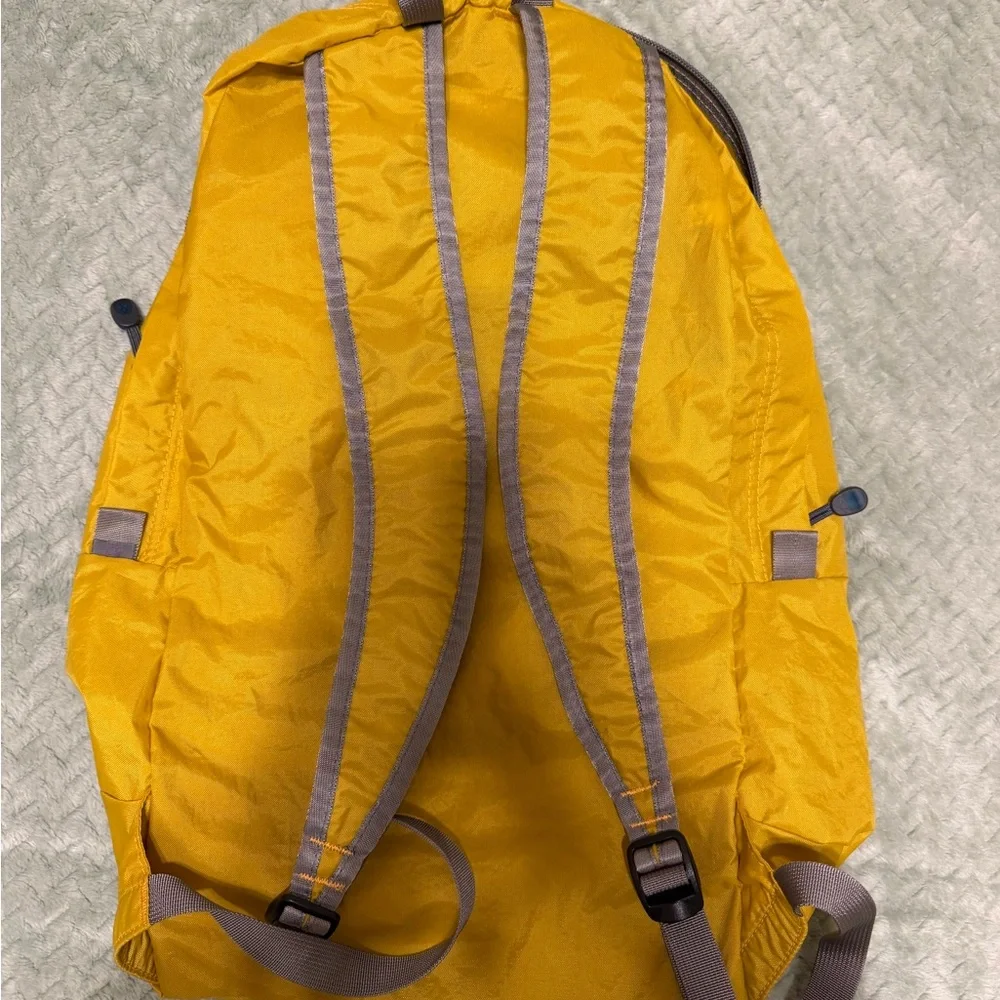 Yellow MontBell Lightweight Backpack 20L